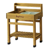 VegTrug Deluxe Cedar Potting Bench for Everyday Gardening, Natural