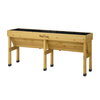 VegTrug Wall Hugger Cedar Wood Raised Garden Planter, Natural, Medium 1.8m
