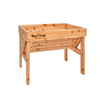 VegTrug Classic Raised Bed Uncoated Red Cedar Wood Planter, Natural, Small 1m - Made in USA