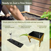 VegTrug  Self Watering Kit for Classic Small 1m Raised Bed, Black
