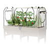 VegTrug Greenhouse Frame & Multi-Cover Set for Classic Medium 1.8m Raised Bed, White