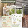 VegTrug Greenhouse Frame & Multi-Cover Set for Classic Medium 1.8m Raised Bed, White