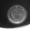 Garden Elements Silhouette Round Garden Planter, Blue & Black, 15in