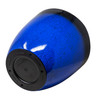 Garden Elements Silhouette Round Garden Planter, Blue & Black, 15in