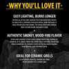 FOGO Super Premium All-Natural Hardwood Lump Charcoal for Grilling, 17.6lbs