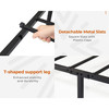 Garden Elements Luna Modern Metal Bed Frame with Underneath Storage Space