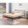 Garden Elements Luna Modern Metal Bed Frame with Underneath Storage Space