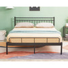 Garden Elements Luna Modern Metal Bed Frame with Underneath Storage Space