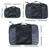 TravelWise Luggage Organizing Zippered Mesh Packing Cube Set, 3 Sizes