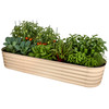 Garden Elements 9-1 Design Premium Raised Garden Bed, Beige