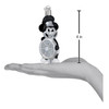 Old World Christmas Blown Glass Tree Ornament, Steamboat Willie Skipper
