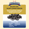 Armstrong Wild Bird Food Black Oil Sunflower Bird Seed, 13.23lb Pail