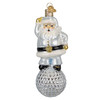 Old World Christmas Blown Glass Ornament for Christmas Tree, Disco Fever Santa