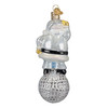 Old World Christmas Blown Glass Ornament for Christmas Tree, Disco Fever Santa