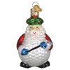 Old World Christmas Blown Glass Ornament for Christmas Tree, Ho Ho Hole-in-One