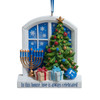 Kurt Adler "In This House Love Is Always Celebrated" Resin Hanukkah Ornament, 3"