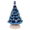 Kurt Adler Battery-Operated Pre-Lit Coastal Christmas Tree Table Piece, 7"