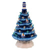 Kurt Adler Battery-Operated Pre-Lit Coastal Christmas Tree Table Piece, 7"