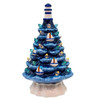 Kurt Adler Battery-Operated Pre-Lit Coastal Christmas Tree Table Piece, 7"