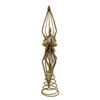 Kurt Adler Gold & Silver Metal Star Christmas Tree Topper, 12.5"