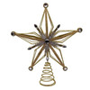 Kurt Adler Gold & Silver Metal Star Christmas Tree Topper, 12.5"