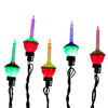 Kurt Adler UL 7 Light Dual Color Multifunction LED Bubble Light Set, 26.8'