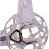 Kurt Adler Silver Crackle Moravian Star with Warm White LED Lighting, 24"