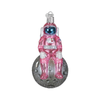 Old World Christmas Blown Glass Collection Astronaut Ornament, Pink