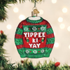 Old World Christmas Blown Glass Ornament Collection, Yippee Ki Yay Sweater
