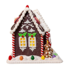 Kurt Adler LED Gingerbread Cookie House, 9.5in