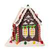 Kurt Adler LED Gingerbread Cookie House, 9.5in