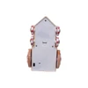 Kurt Adler Light Up Gingerbread Santa Train with Spinning Glitter, 7in
