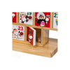 Kurt Adler Wooden Christmas Tree Advent Calendar, 15in