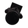 Kurt Adler Flocked Black Nutcracker, 15in