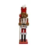 Kurt Adler Teddy Bear Soldier Nutcracker, 15in