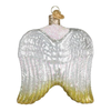 Old World Christmas Blown Glass Ornament for Tree, Sterling Angel Wings