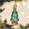 Old World Christmas Blown Glass Ornament for Christmas Tree, Meowmas Tree