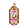Old World Christmas Blown Glass Tree Ornament, Ring For Drinks Doorbell
