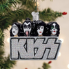 Old World Christmas Blown Glass Tree Ornament, Kiss Rock Band
