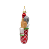 Kurt Adler Noble Gems Glass Ornament for Christmas Tree, Baking Glove