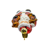 Kurt Adler Noble Gems Glass Ornament Collection, Santa Holding Teddy Bears
