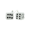 Kurt Adler Noble Gems Glass Ornament Collection, Sparkling Dice