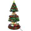 Kurt Adler Musical Animated Christmas Tree Table Piece, 20in