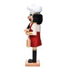 Garden Elements Black Forest Beech Wood Chef Nutcracker, 14.75in