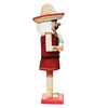 Garden Elements Black Forest Beech Wood Mexican Inspired Nutcracker, 15.5in