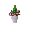 Kurt Adler Pre-Lit LED Night Light Collection, Snowmen w/ Moving Candy Cane