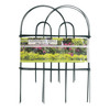 Origin Point Garden Craft Round Folding Border Fence, Green, 10' L x 24" H