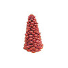 Creative Design Christmas Tree Plastic Ball Tabletop Figurine, Red, 30in