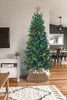 Holiday Wonderland Southern Spruce Artificial Christmas Tree, 400 LED Color Changing Lights, 1004 Tips, 7'