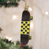 Old World Christmas Glass Blown Ornament for Christmas Tree, Skateboard